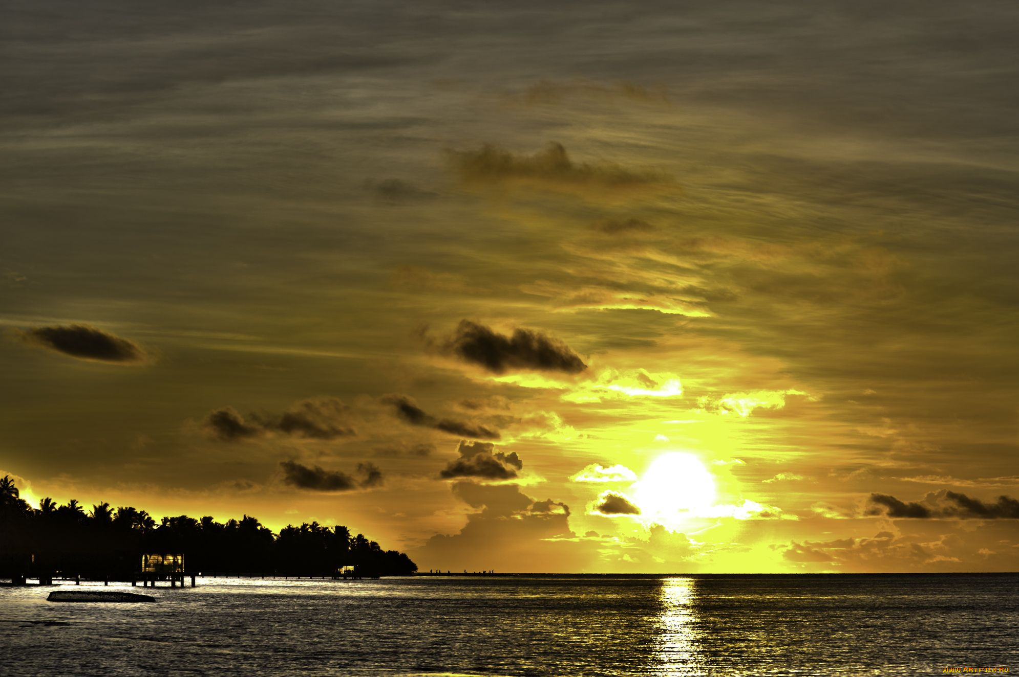 kuramathi, island, , , , sunset